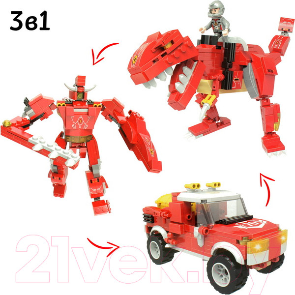 Изображение товара Конструктор Darvish Tyrannosaurus 3070 3 в 1 / DV-T-2812