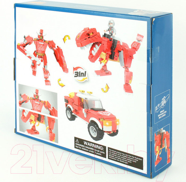 Изображение товара Конструктор Darvish Tyrannosaurus 3070 3 в 1 / DV-T-2812