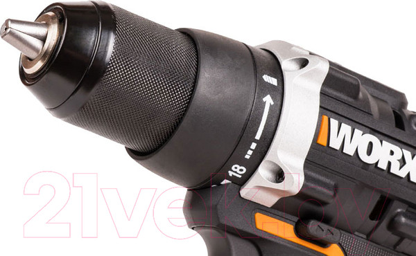 Изображение товара Аккумуляторная дрель-шуруповерт Worx WX102 (кейс)