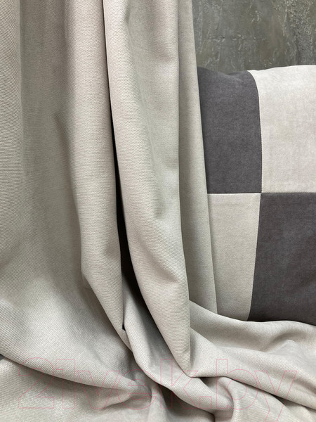 Изображение товара Штора Ника Зварико 777270 200x270 (светло-серый с оливковым оттенком о4)