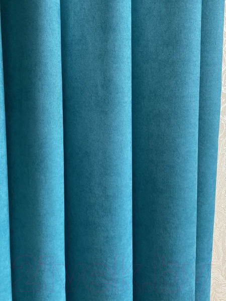 Изображение товара Штора Ника Зварико 777270 200x270 (мятно-бирюзовый/голубой 12482)