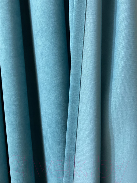 Изображение товара Штора Ника Зварико 777270 200x270 (мятно-бирюзовый/голубой 12482)