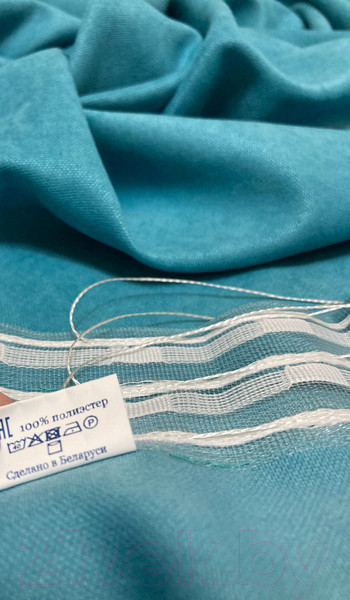 Изображение товара Штора Ника Зварико 777270 200x270 (мятно-бирюзовый/голубой 12482)