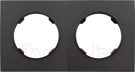 Изображение товара Рамка для выключателей и розеток Bylectrica Юлиг 735212.498 (графит)