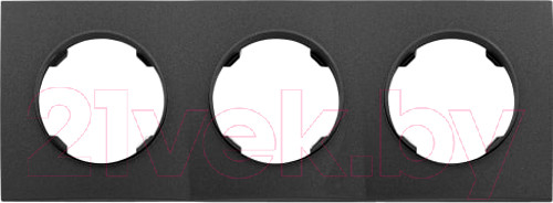 Изображение товара Рамка для выключателей и розеток Bylectrica Юлиг 735212.500 (графит)