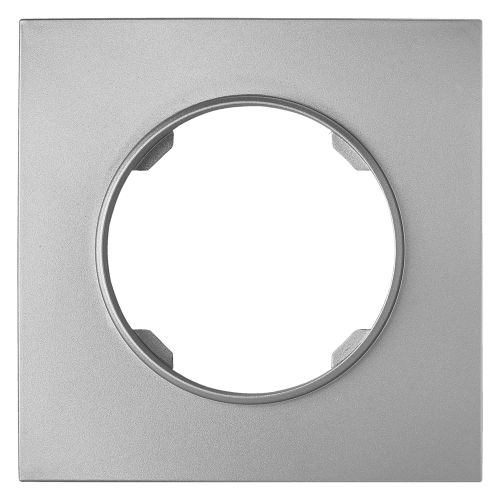 Изображение товара Рамка для выключателей и розеток Bylectrica Юлиг 735212.493 (серебристый)