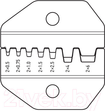Изображение товара Инструмент обжимной Rexant HT-5-26TW 12-3222
