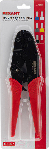 Изображение товара Инструмент обжимной Rexant HT-5-26TW 12-3222