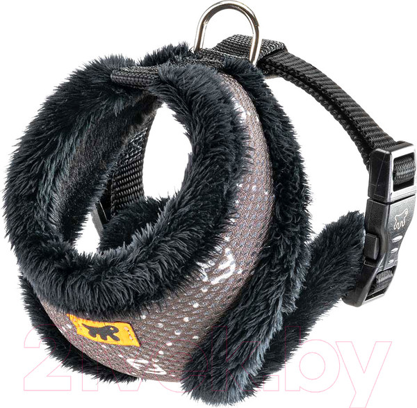 Изображение товара Шлея-жилетка для животных Ferplast Nikita Fur / 75468963 (L, коричневая с мехом)