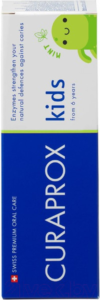 Изображение товара Зубная паста Curaprox Kids 1450mint Мята (60мл)