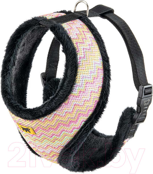 Изображение товара Шлея-жилетка для животных Ferplast Nikita Fur / 75468982 (XL, цветная с мехом)