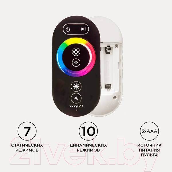 Изображение товара Контроллер для светодиодной ленты Apeyron Electrics 04-03