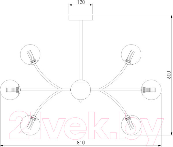 Изображение товара Люстра Евросвет 30179 (хром)