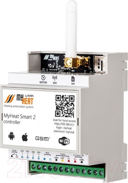 Изображение товара Умное реле Эван My HeatT Smart 2 / 6281
