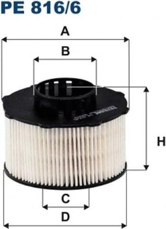 Изображение товара Топливный фильтр Filtron PE816/6