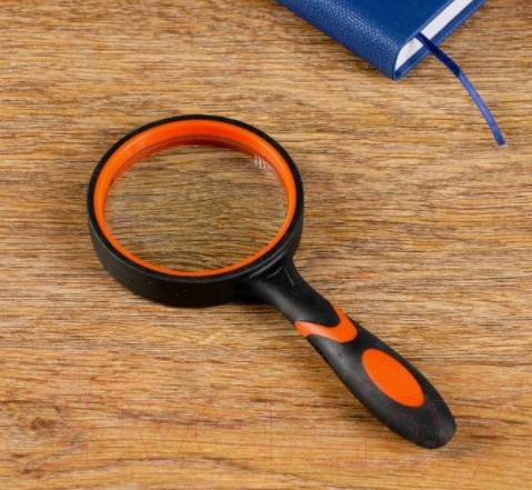 Изображение товара Лупа ручная Sima-Land 3098117 (8x, 6.5см)