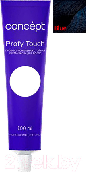Изображение товара Крем-краска для волос Concept Profy Touch Стойкая 0.6  (100мл, микстон синий)