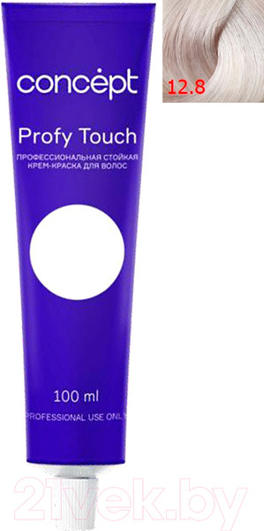 Изображение товара Крем-краска для волос Concept Profy Touch Стойкая 12.8 (100мл, экстра светлый перламутровый)
