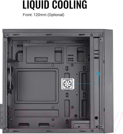 Изображение товара Корпус для компьютера AeroCool CS-108-S-BK