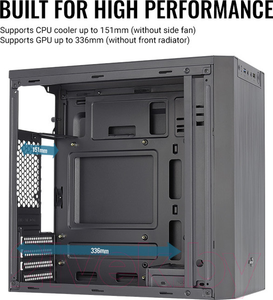 Изображение товара Корпус для компьютера AeroCool CS-108-S-BK