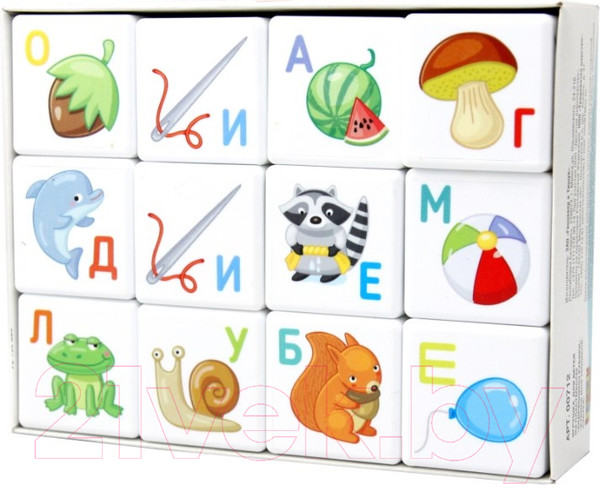 Изображение товара Развивающая игрушка Десятое королевство Кубики Азбука / 00712