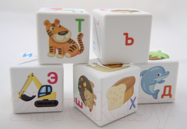 Изображение товара Развивающая игрушка Десятое королевство Кубики Азбука / 00712