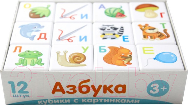Изображение товара Развивающая игрушка Десятое королевство Кубики Азбука / 00712
