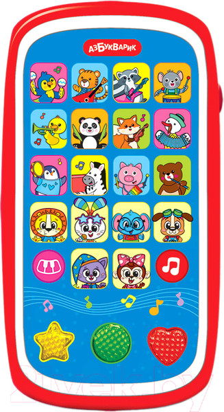 Изображение товара Развивающая игрушка Азбукварик Музыкальный хит-парад с огоньками / 3031