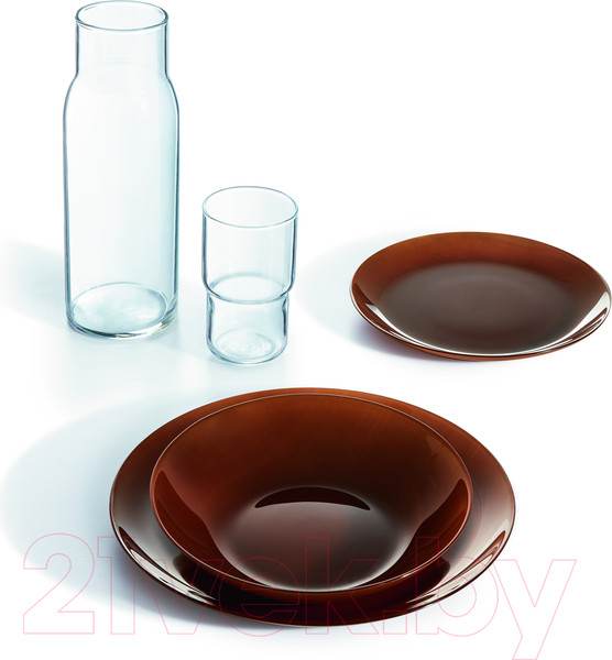 Изображение товара Тарелка столовая обеденная Luminarc Arty P6322 (какао)