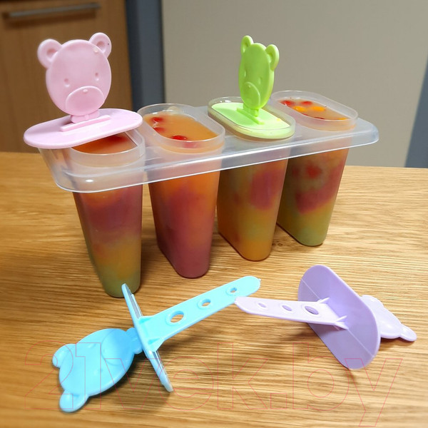 Изображение товара Форма для мороженого Мультидом Мишки / VL80-500