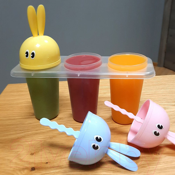 Изображение товара Форма для мороженого Мультидом Зайки / VL80-501