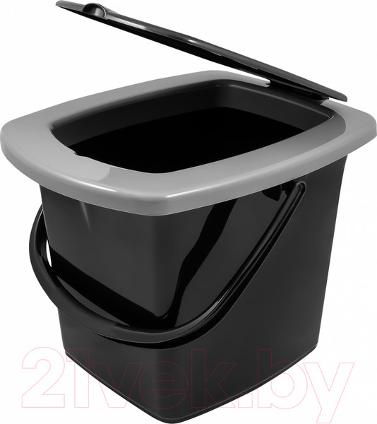 Изображение товара Ведро-туалет Plastic Republic PT9079 (черный)