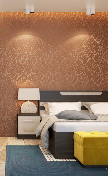 Изображение товара Каркас кровати Горизонт Мебель Комби Юнона 1.4м (венге/дуб)