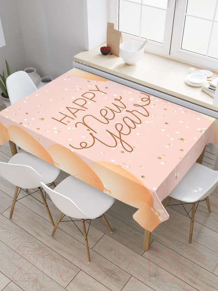 Изображение товара Скатерть JoyArty Праздничное поздравление с НГ / tc_290639 (180x145)