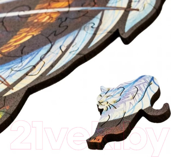 Изображение товара Пазл Unidragon Милый тигр / 6726 (104эл)