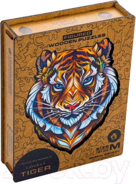 Изображение товара Пазл Unidragon Милый тигр / 6726 (104эл)