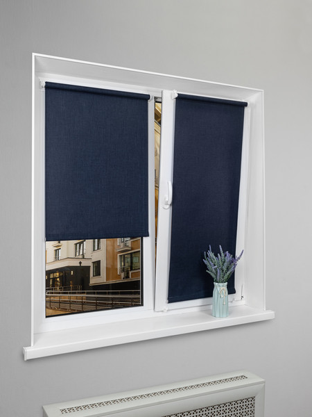 Изображение товара Рулонная штора Lm Decor Джинс LM 44-07 57x160 (синий)