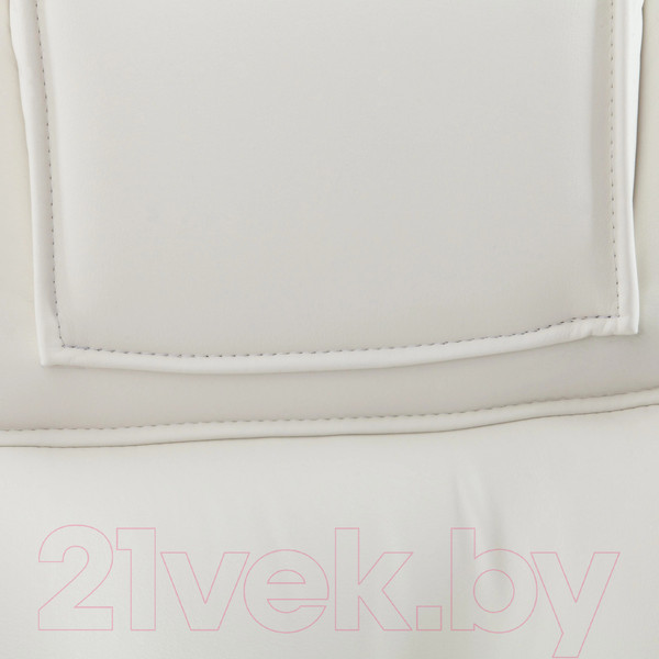 Изображение товара Кресло офисное Tetchair Bergamo кожзам (хром/белый 36-01)