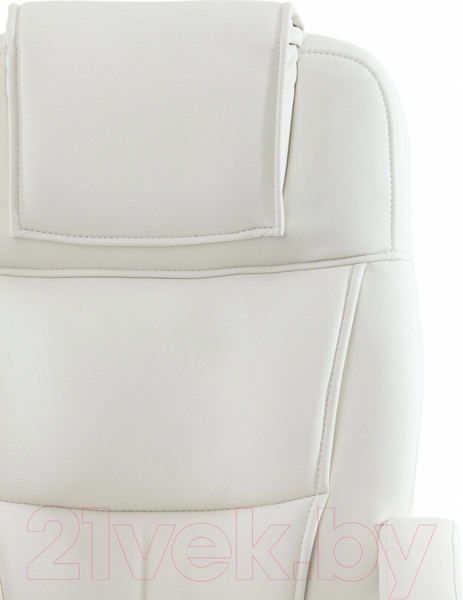 Изображение товара Кресло офисное Tetchair Bergamo кожзам (хром/белый 36-01)