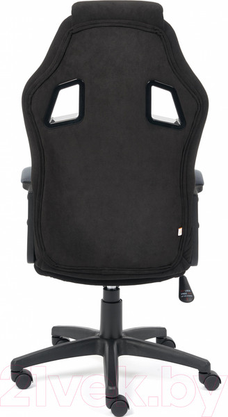 Изображение товара Кресло геймерское Tetchair Driver флок/ткань (черный/серый)