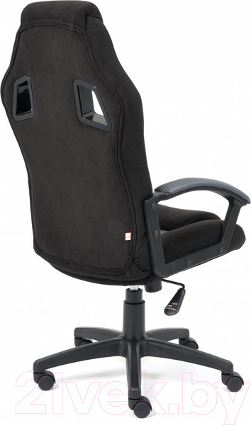 Изображение товара Кресло геймерское Tetchair Driver флок/ткань (черный/серый)