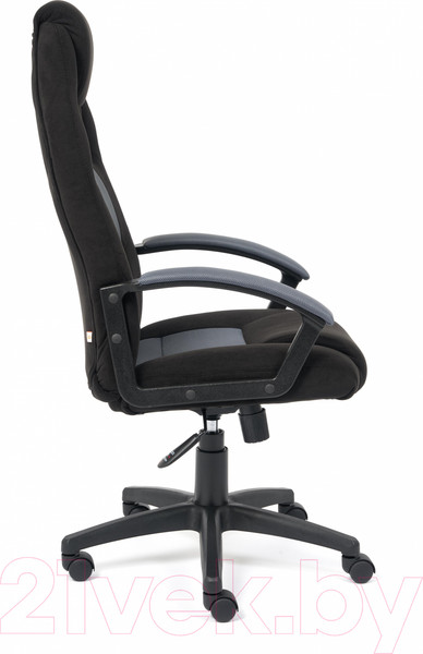 Изображение товара Кресло геймерское Tetchair Driver флок/ткань (черный/серый)