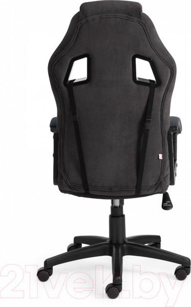 Изображение товара Кресло геймерское Tetchair Driver флок/ткань (черный/серый)