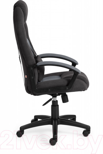 Изображение товара Кресло геймерское Tetchair Driver флок/ткань (черный/серый)