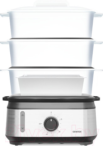 Изображение товара Пароварка стационарная Centek CT-1458 (хром)