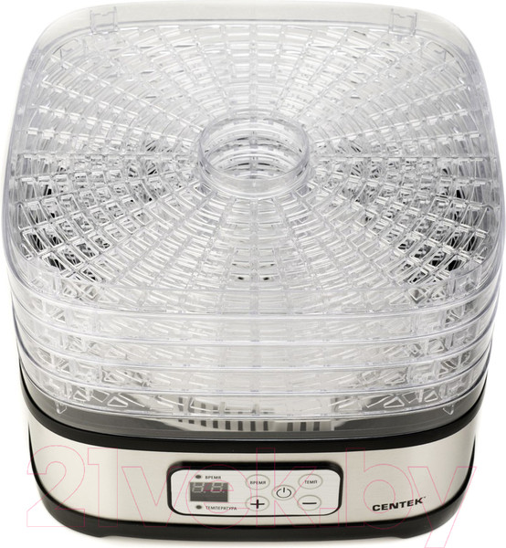 Изображение товара Сушилка для овощей и фруктов Centek CT-1650 (хром)