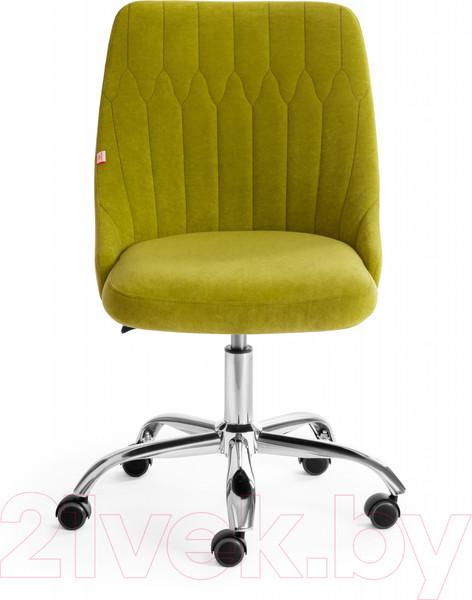 Изображение товара Кресло офисное Tetchair Swan флок (оливковый)