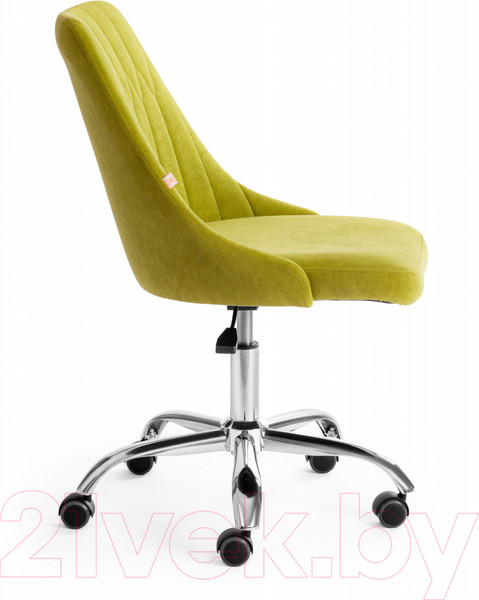 Изображение товара Кресло офисное Tetchair Swan флок (оливковый)