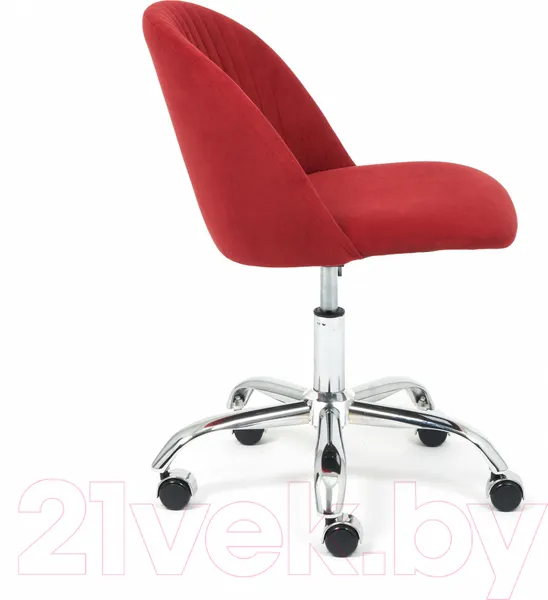 Изображение товара Кресло офисное Tetchair Melody флок (бордовый)