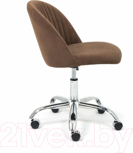 Изображение товара Кресло офисное Tetchair Melody флок (коричневый)